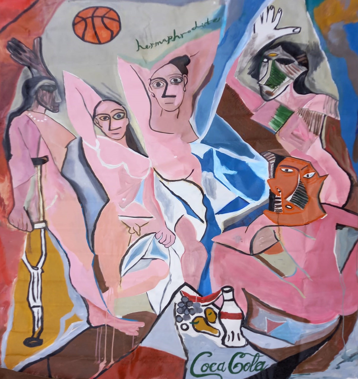 Genco Gülan, Petek (Nike), 2017. Oil on canvas. 76cm x94cm.