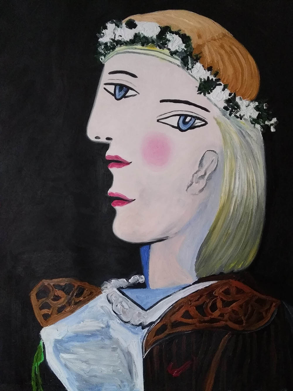 Genco Gülan, Petek (Nike), 2017. Oil on canvas. 76cm x94cm.